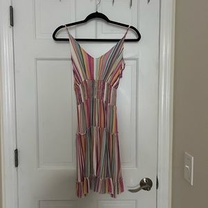 Multi colored mini dress